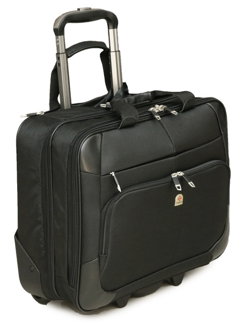 Tassia Large Wheeled Laptop Case Roller Bag Pilot Case 15.6